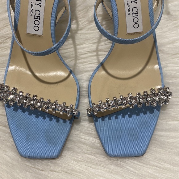 Jimmy Choo Meira Crystal slingback sandal size 39EU - Picture 3 of 13